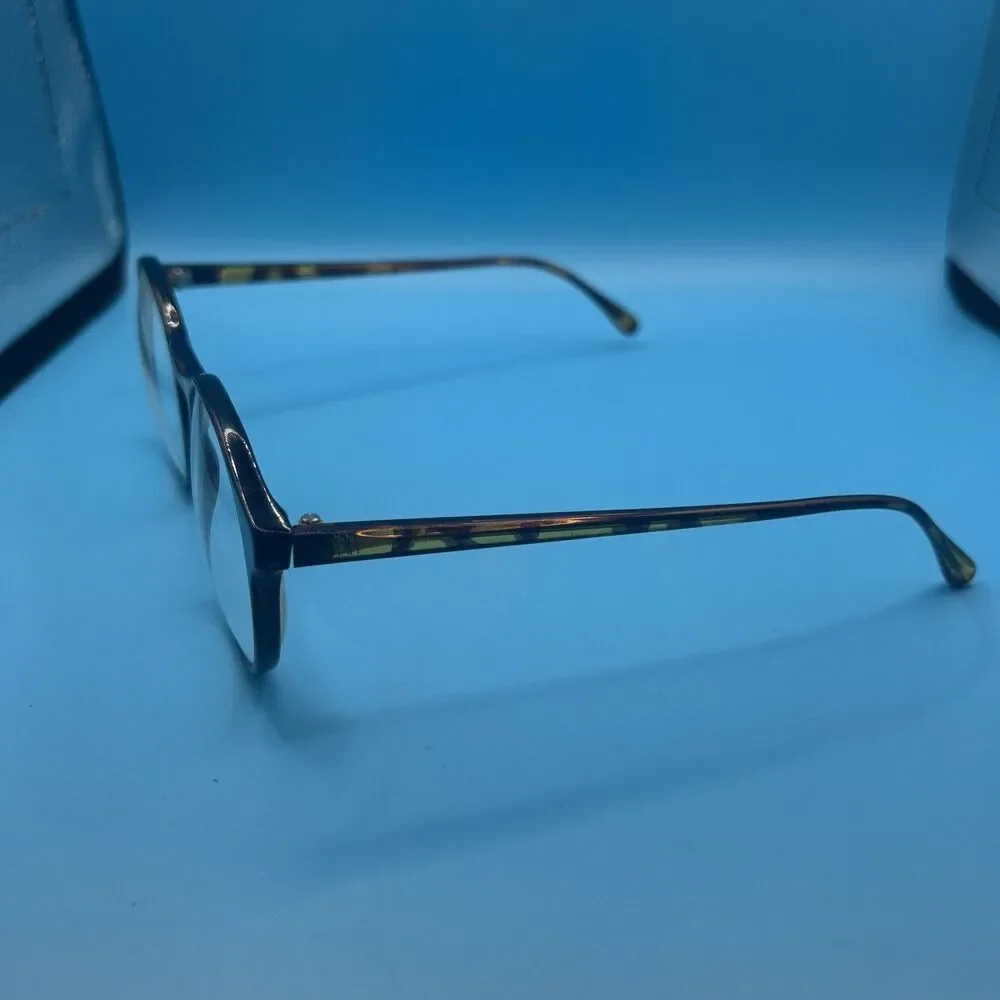 Vintage Optyl Esprit icm 7036 10 Eyeglasses Frame Tortoise Round 10-53-18